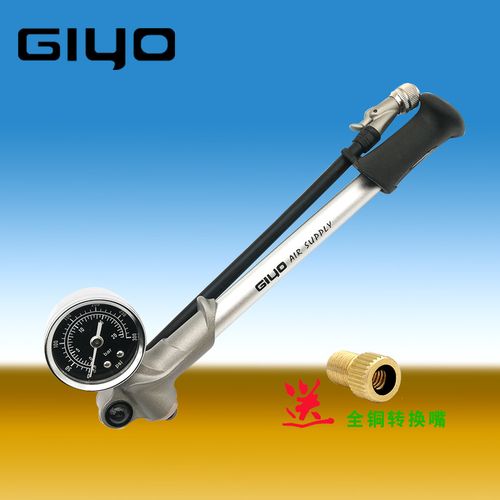 GIYO GS02D 山地车避震前叉便携打气筒使用与选购指南